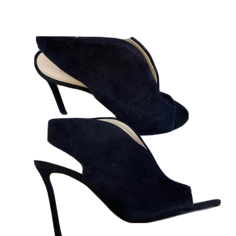 Black Jessica Simpson Black Suede Heel Size 10
